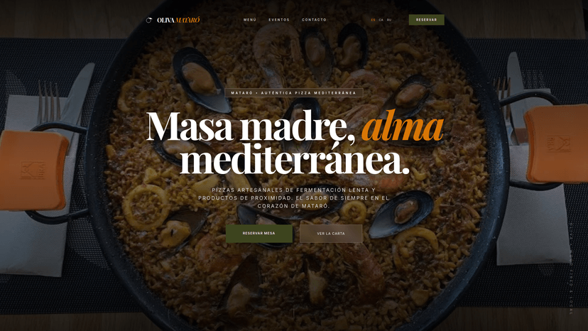 Web para OlivaMataró